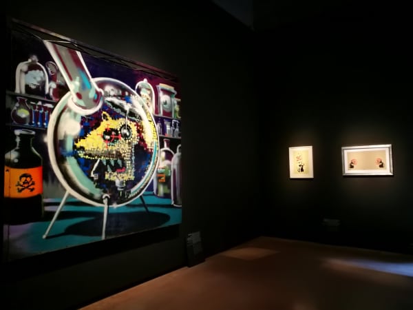 Lab Rat, 2000, spray paint and acrylic on marine ply and integral frame