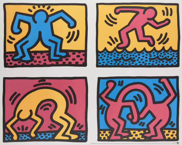 Keith Haring pop shop Print For Sale
