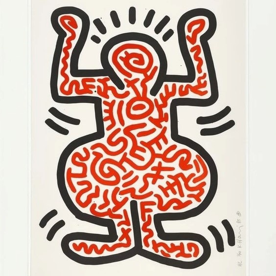Keith Haring Ludo 1-5 Portfolio For Sale