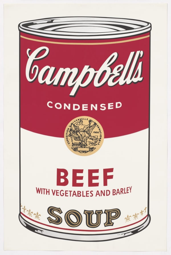 Andy Warhol Campbell's Beef Soup FS ii 49