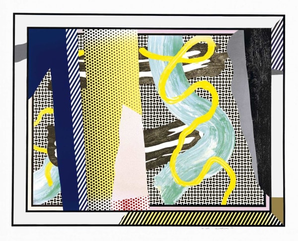 Roy Lichtenstein Reflections on Brushstrokes For Sale