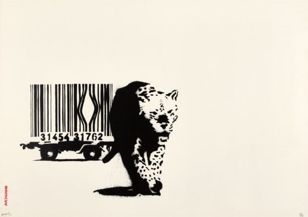 Barcode, 2004 Screen print 50.0 x 70.0 cm Edition of 150 Signed Framed Pest Control COA
