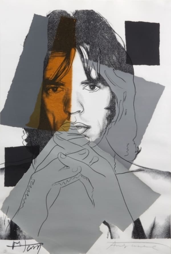 Andy Warhol Mick Jagger print for sale