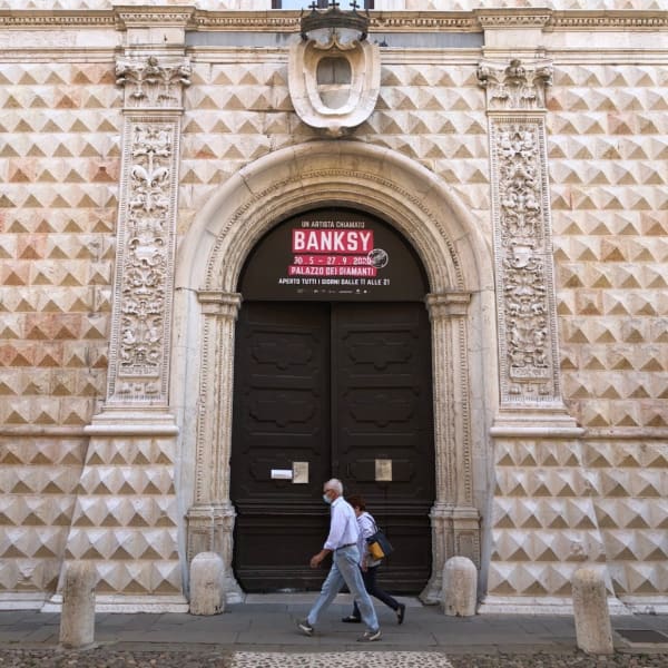 Unauthorised Museum Exhibition: AKA Banksy Palazzo dei Diamanti, Ferrara, Italy