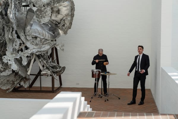 Terence Gower Intervention at The Glass House, New Canaan, USA, 2023.