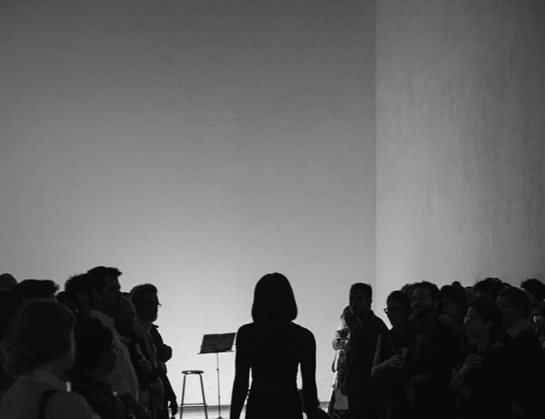 Terence Gower Performance, Manifesto at El Eco, Mexico City, Mexico, 2015.