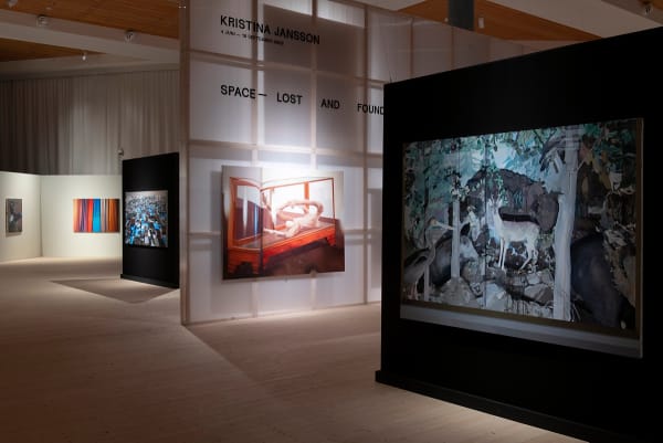 Kristina Jansson Installation view, 'Space - Lost and Found', Värmlands Museum, Karlstad, Sweden. 2022