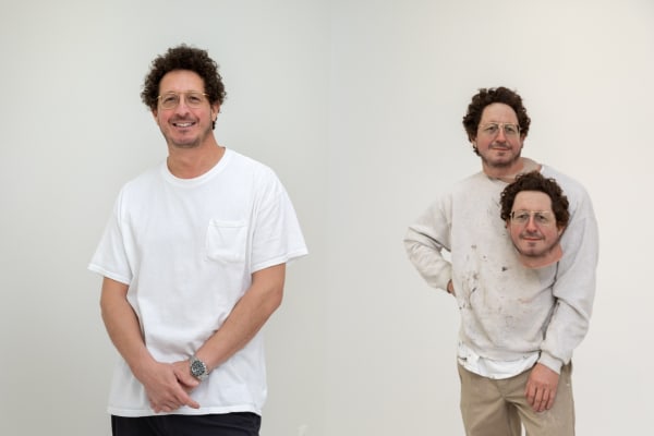 Tony Matelli Installation view, Displacement Map, Andréhn-Schiptjenko, Paris, France, 2023