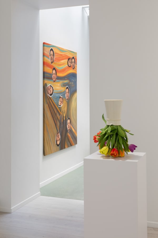 Tony Matelli Installation view, Displacement Map, Andréhn-Schiptjenko, Paris, France, 2023
