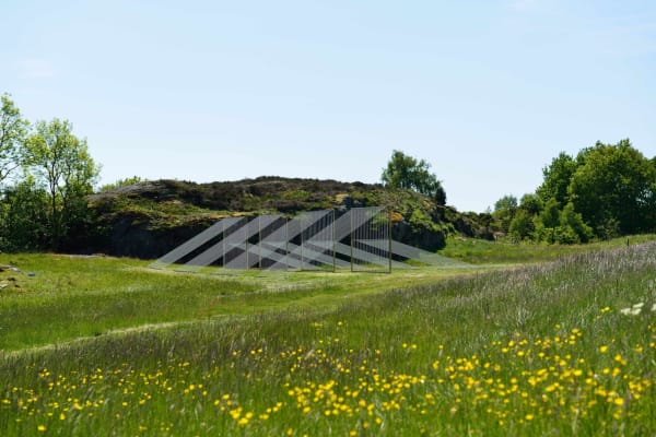 Xavier Veilhan Installation view 'Rays' at Pilane, Sweden 2014