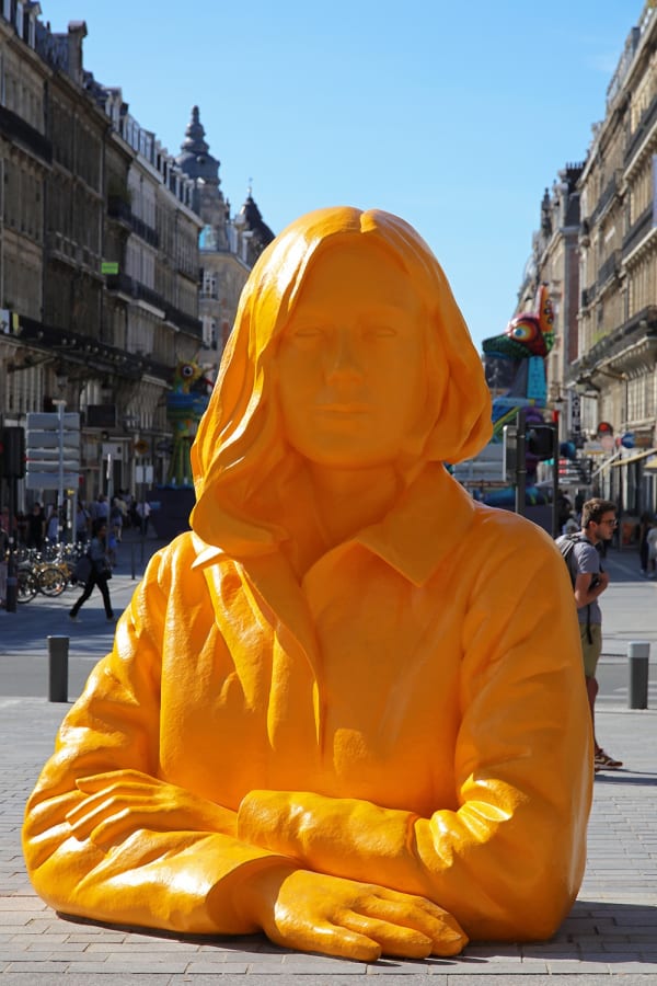 Xavier Veilhan Permanent installation of 'Romy', 2019 at Lille Flandres station, Lille, France, 2019