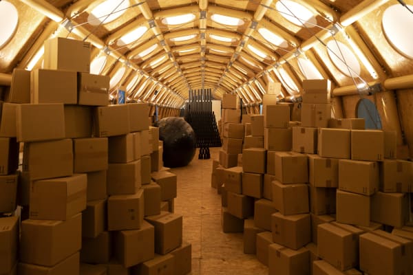 Xavier Veilhan Installation view, Carton Plein, Centre Pompidou-Metz, Metz, France, 2025