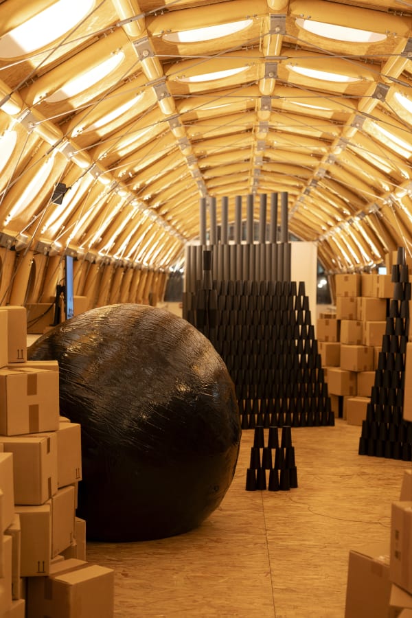 Xavier Veilhan Installation view, Carton Plein, Centre Pompidou-Metz, Metz, France, 2025