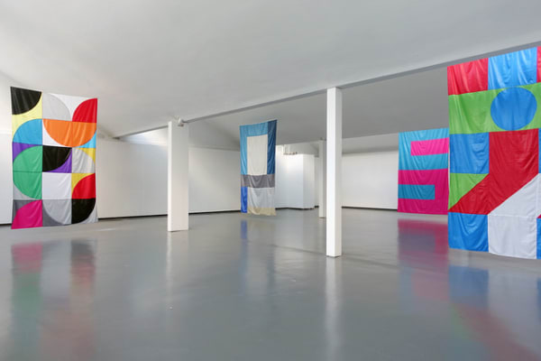 Jacob Dahlgren Installation view, The Flag Project, Kunsthalle Göppingen, Göppingen, Germany, 2020