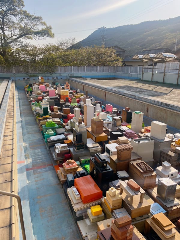 Jacob Dahlgren Installation view, Setouchi Triennale 2025, Colour Reading and Contexture, Seto Inland Sea islands, Japan, 2025