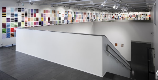 Jacob Dahlgren Installation view, Stripes and Coloured Circles, Art Museum Centre Sinkka, Kervo, Finland, 2015