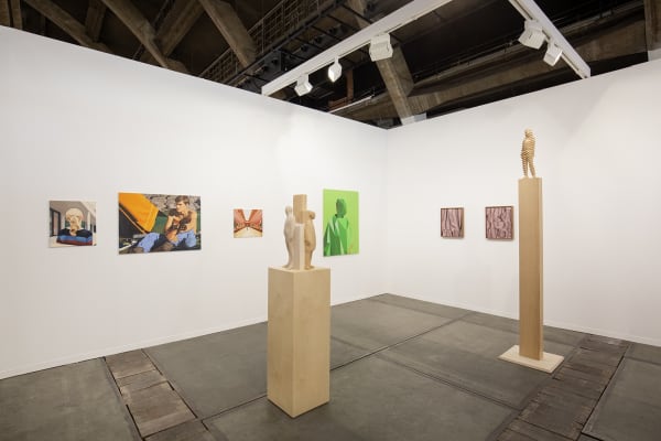 Lena Johansson, Xavier Veilhan, Martín Soto Climent Installation view, Art Brussels, Brussels, 2024