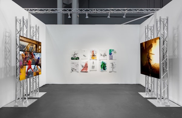 Cecilia Bengolea Solo-presentation at The Armory Show, New York, 2022.