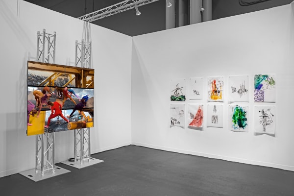 Cecilia Bengolea Solo-presentation at The Armory Show, New York, 2022.