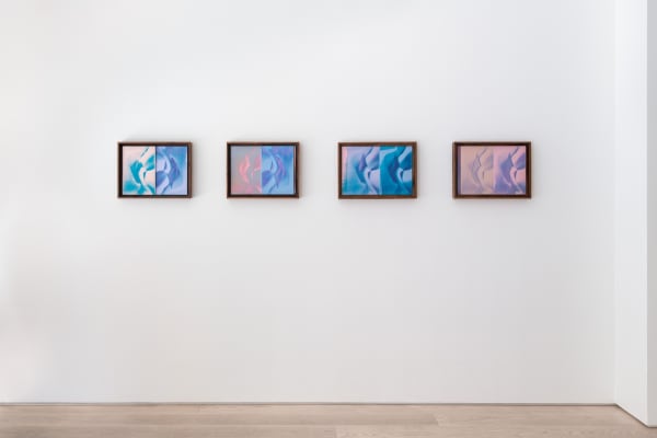 Martín Soto Climent Installation view 'The Heart of Heaven / Blushing Paintings' at Andréhn-Schiptjenko, Stockholm, Sweden, 2024