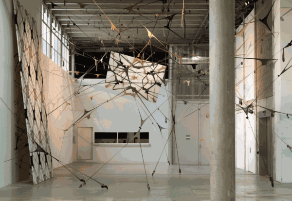 Martín Soto Climent View of "Frenetic Gossamer" at Palais de Tokyo, Paris, France, 2016