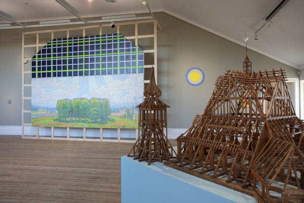 Matts Leiderstam Installation view, The Sun Picture – Matts Leiderstam, Prince Eugen’s Altar Piece, and the Move of Kiruna Church, Prins Eugens Waldemarsudde, Stockholm, Sweden, 2025