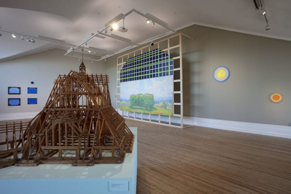 Matts Leiderstam Installation view, The Sun Picture – Matts Leiderstam, Prince Eugen’s Altar Piece, and the Move of Kiruna Church, Prins Eugens Waldemarsudde, Stockholm, Sweden, 2025