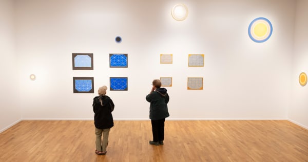 Matts Leiderstam Installation view 'The Sun Picture – Matts Leiderstam, Prince Eugen’s Altar Piece, and the Move of Kiruna Church', KIN Museum for Contemporary Art, Kiruna, Sweden, 2025