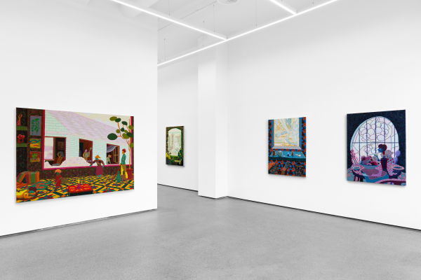 Mark Frygell Installation view, Bright Views from the Shade at Golsa, Oslo, Norway, 2023.