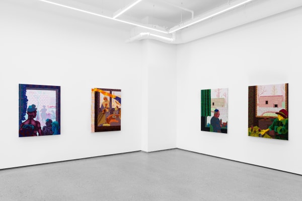 Mark Frygell Installation view, Bright Views from the Shade at Golsa, Oslo, Norway, 2023.