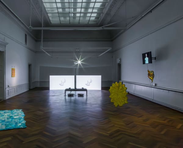 Annika Larsson Installation view, ''Counterfeit Glitch', SKF/Konstnärshuset, Stockholm, Sweden, 2023