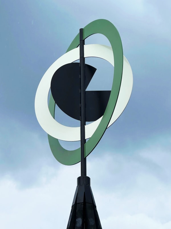 Katarina Löfström Installation view, Sir Anselms ögon (Sir Anselm’s Eyes), Permanent installation at Gullmaren naval dockyard, Skredsvik, Sweden, 2024