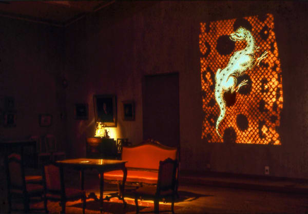 Maya Eizin Öijer, Installation view, In och sen ut, Bohusläns museum, Uddevalla, Sweden, 1994.