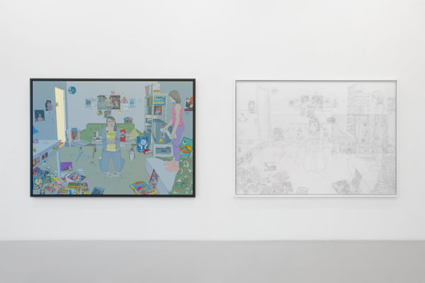 Omid Delafrouz Installation view The End at Andréhn-Schiptjenko, Stockholm, Sweden, 2011