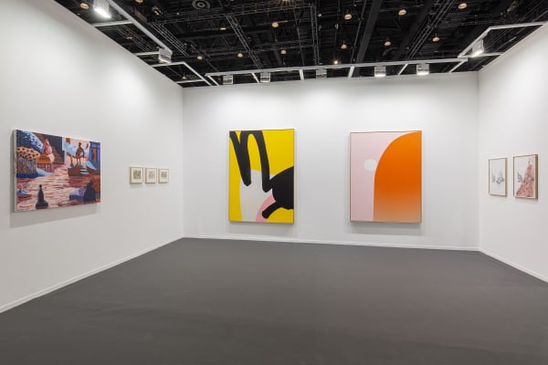 Mark Frygell, Cornelia Baltes, Cecilia Bengolea Installation view, Art Dubai, Dubai 2024