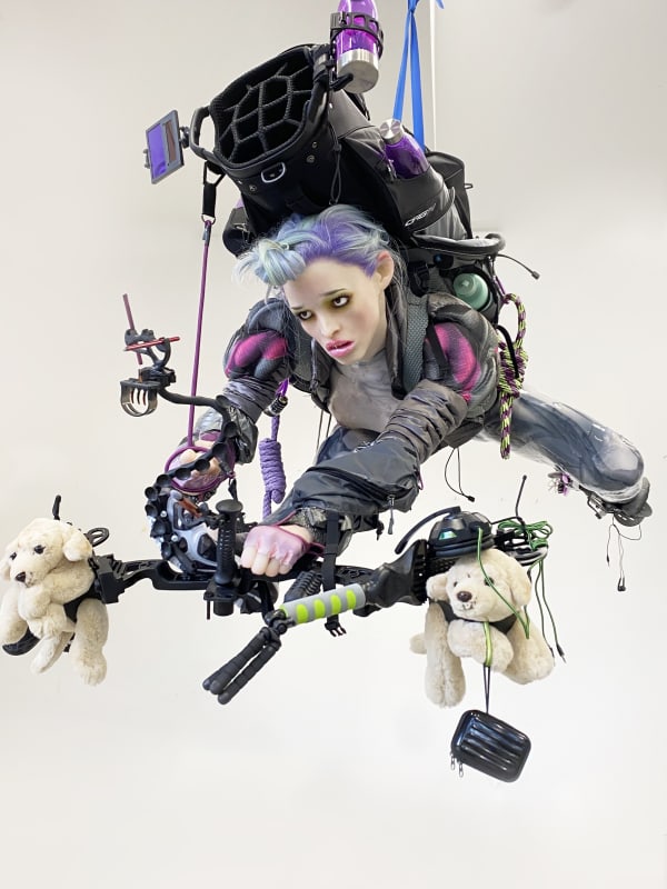 Cajsa von Zeipel, Kolibri, 2020, mixed media, 122 x 122 x 213 cm (48 x 48 x 84 in.)