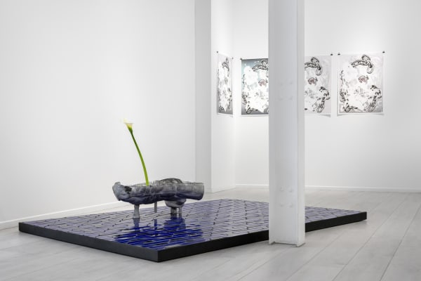 José León Cerrillo Installation view, vanitas at Andréhn-Schiptjenko Paris, 2025.