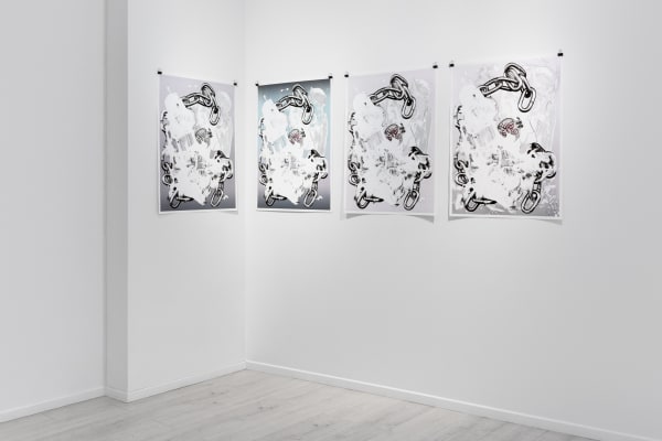 José León Cerrillo Installation view, vanitas at Andréhn-Schiptjenko Paris, 2025.