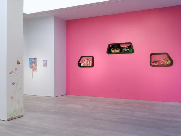 Amine Habki Installation view 'I Will Sew Up All the Petals of Your Garden' Andréhn-Schiptjenko, Stockholm, Sweden, 2025