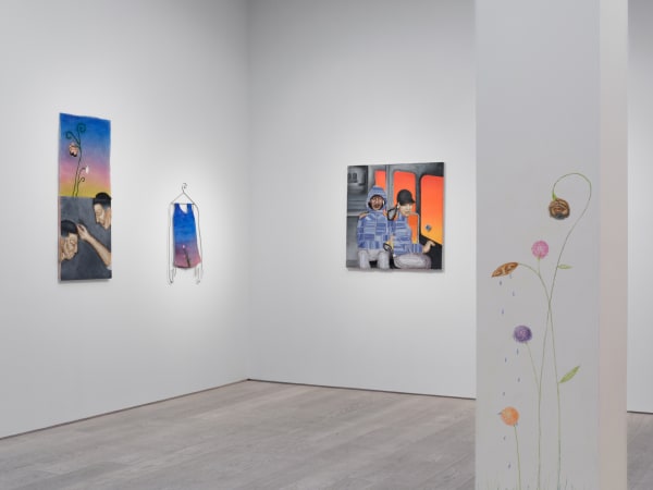 Amine Habki Installation view 'I Will Sew Up All the Petals of Your Garden' Andréhn-Schiptjenko, Stockholm, Sweden, 2025