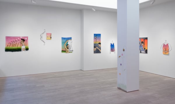 Amine Habki Installation view 'I Will Sew Up All the Petals of Your Garden' Andréhn-Schiptjenko, Stockholm, Sweden, 2025