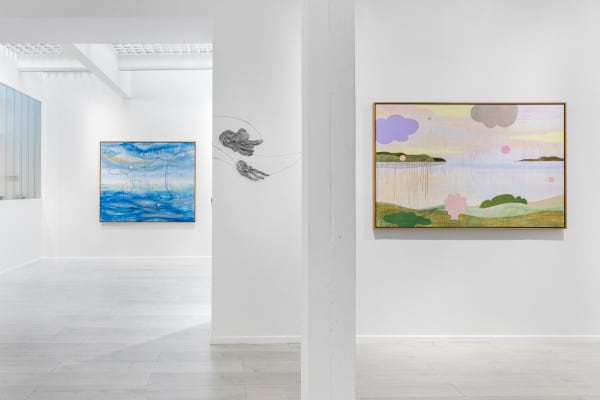 Carin Ellberg Installation view, Coastal settlers and species from the sea, Andréhn-Schiptjenko Paris, 2025.