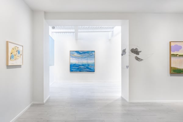 Carin Ellberg Installation view, Coastal settlers and species from the sea, Andréhn-Schiptjenko Paris, 2025.