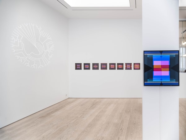 Katarina Löfström Installation view Point Blank at Andréhn-Schiptjenko, Stockholm, 2021