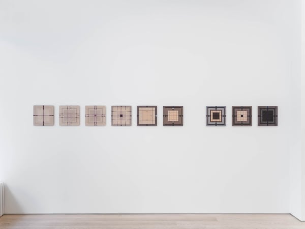 Katarina Löfström Installation view Point Blank at Andréhn-Schiptjenko, Stockholm, 2021