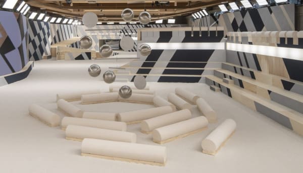 Xavier Veilhan, Decor view, CHANEL Fall-Winter 2022/2023 Haute-Couture Show, Paris, France, 2022
