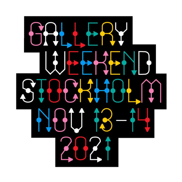 Gallery Weekend Stockholm: artist talk and extended opening hours on Saturday and Sunday.