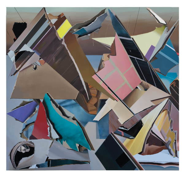 Kristina Jansson Painter’s Table II, 2023 Oil on canvas 170 x 180 cm (66 7/8 x 70 7/8 in.) Courtesy of the Artist and Andréhn-Schiptjenko, Stockholm, Paris