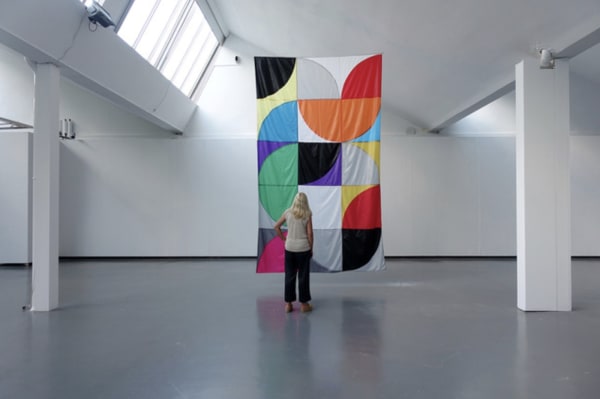 Jacob Dahlgren - Installation view 'The Flag Project' at Kunsthalle Göppingen, Germany, 2020.
