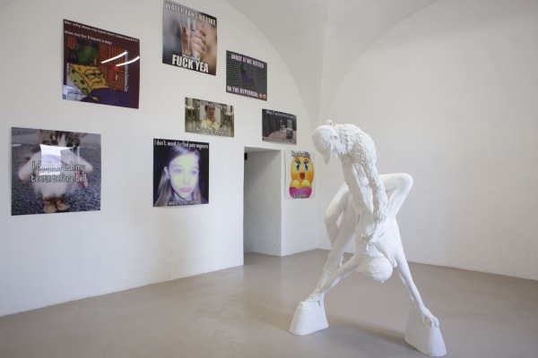 Cajsa von Zeipel, Passing Through kicking Legs, 2014, Installation view at Cautère, FRAC CORSICA.